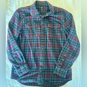 Vans Long Sleeve Button Up Shirt
